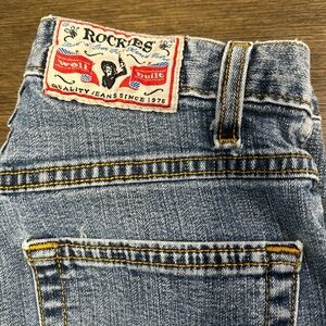 Rockies Blue‎ Jeans with Classic Indigo Hue and Contrast Stitching